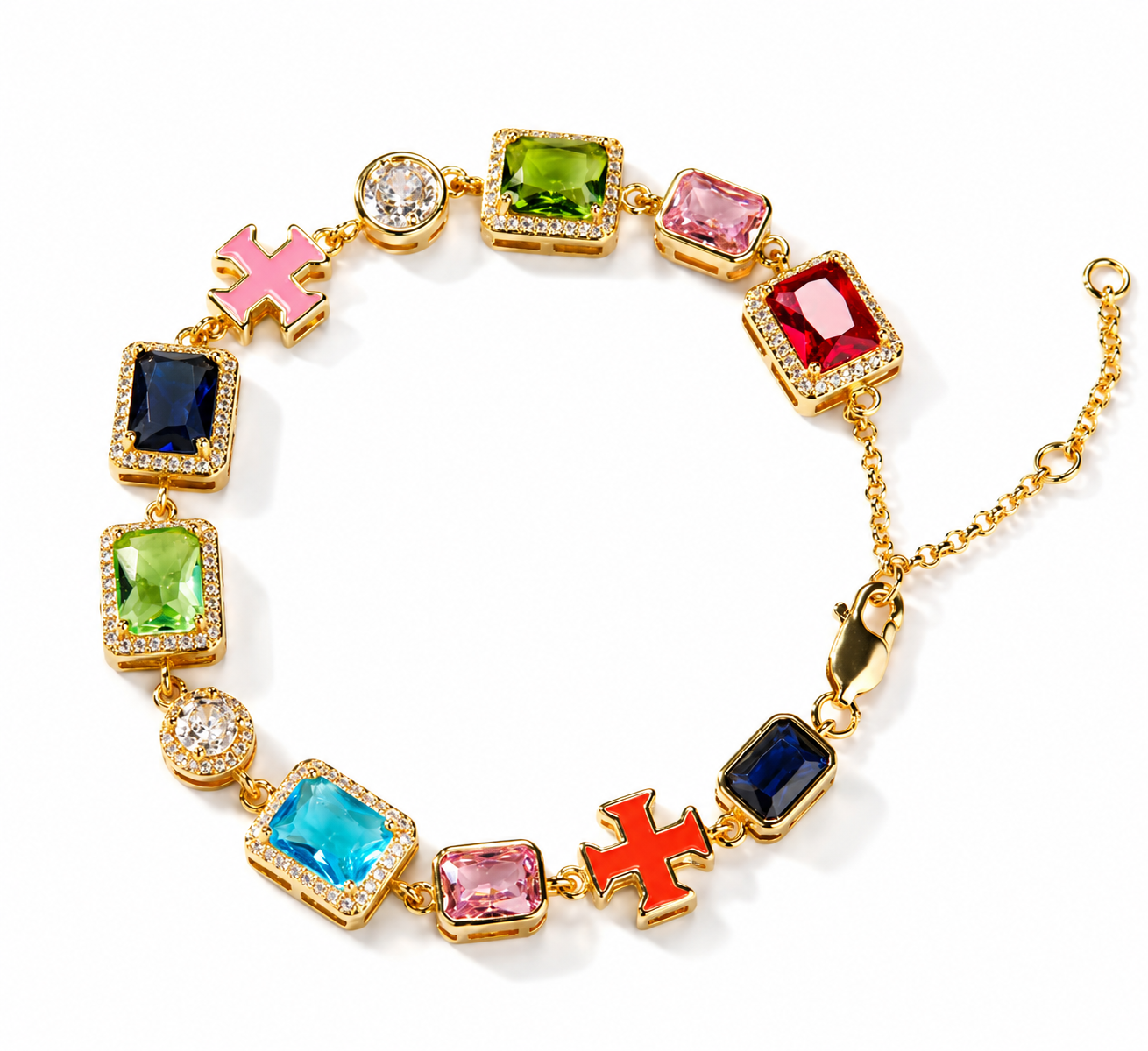 Cross My Heart Bracelet
