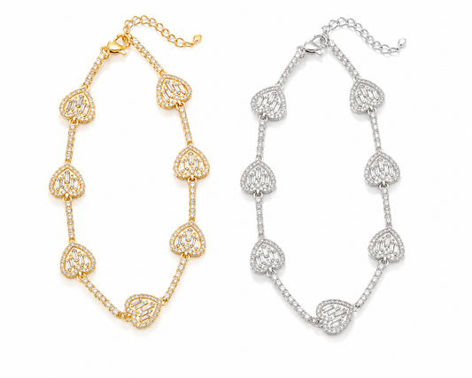 Heart On Ice Bracelet