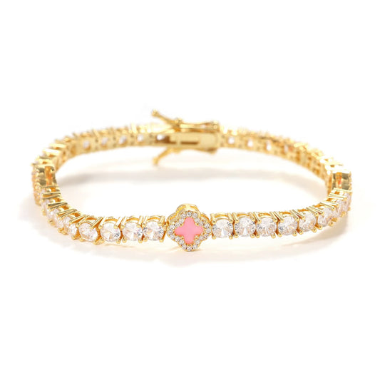 Lucky Girl Tennis Bracelet